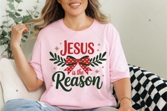 Jesus is the reason PNG, Christmas Season Png, Christmas Product Image 2