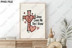 Jesus loves me this I know Png Product Image 3