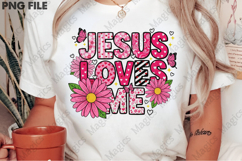 Jesus Loves Me Valentine PNG Product Image 2