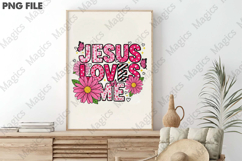 Jesus Loves Me Valentine PNG Product Image 3