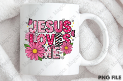 Jesus Loves Me Valentine PNG Product Image 4