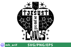 Jesus Loves You And Me A Message of God’s Unending Love SVG Product Image 4
