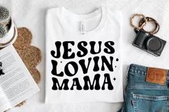 Jesus Lovin' Mama SVG, Christian SVG Design, Faith SVG Product Image 2