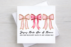 Jesus Made Her A Mama PNG, Coquette Christian Mama PNG, Product Image 3