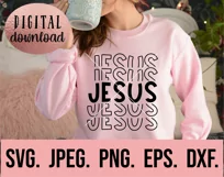 Christian Quote SVG - Jesus SVG- Bible Verse - Religious Product Image 2