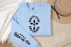 Jesus Over Everything Sleeve SVG, Christian Sleeve SVG Product Image 3