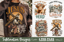 Christian Sublimation PNG Faith Sublimation 4 Designs Product Image 11