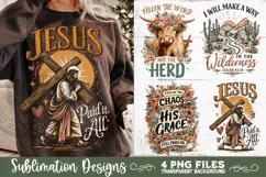 Christian Sublimation PNG Faith Sublimation 4 Designs Product Image 11