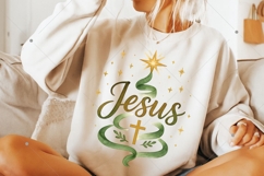 Jesus PNG,Coquette Jesus Christmas Png,Baby Jesus Png Product Image 3