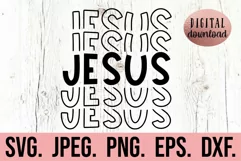 Christian Quote SVG - Jesus SVG- Bible Verse - Religious Product Image 1