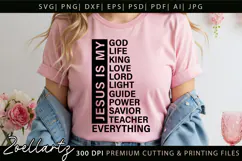 Jesus Faith Christian Quote SVG Cut Files Bible Cross SVG Product Image 6