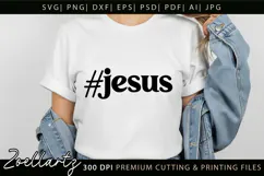 Jesus Faith Christian Quote SVG Cut Files Bible Cross SVG Product Image 2