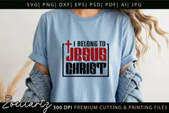 JESUS SVG Christian Quote SVG Faith Cross Hope Bible Verse Product Image 4