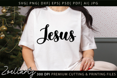 JESUS SVG Christian Quote SVG Faith Cross Hope Bible Verse Product Image 1