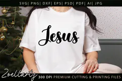 JESUS SVG Christian Quote SVG Faith Cross Hope Bible Verse Product Image 1