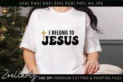 JESUS SVG Christian Quote SVG Faith Cross Hope Bible Verse Product Image 1