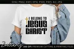 JESUS SVG Christian Quote SVG Faith Cross Hope Bible Verse Product Image 1