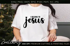 JESUS SVG Christian Quote SVG Faith Cross Hope Bible Verse Product Image 1