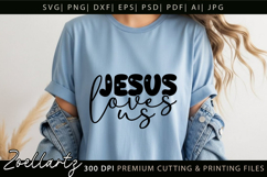 Jesus Love Christian Quote SVG Bible Verse Cross Faith SVG Product Image 4