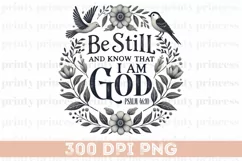 Psalm 119 png file, Floral Christian Sublimation PNG Product Image 7