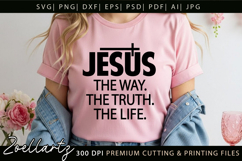 Jesus The Way The Truth The Life SVG Christian T-shirt Mug Product Image 6