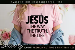 Jesus The Way The Truth The Life SVG Christian T-shirt Mug Product Image 6