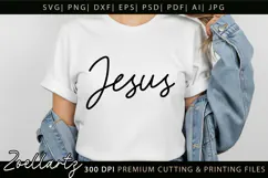 JESUS SVG Christian Quote SVG Faith Cross Hope Bible Verse Product Image 3