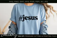 Jesus Faith Christian Quote SVG Cut Files Bible Cross SVG Product Image 1