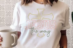 Jesus The Way SVG, Christian SVG Design, Faith SVG Product Image 3