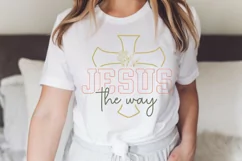 Jesus The Way SVG, Christian SVG Design, Faith SVG Product Image 2