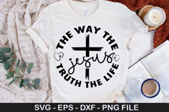 Jesus God Religious SVG Design - jesus the way the truth the Product Image 4
