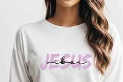 Jesus Vibes SVG, Christian SVG, God SVG, Inspirational SVG Product Image 2