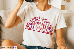 What a Friend We Have in Jesus SVG PNG Christian Hymn Quote Product Image 1