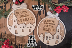 Jesus Is the Reason Ornaments Laser SVG Product Image 1