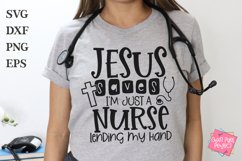Nurse Quote Svg, Nurse Svg, Nurse Saying, Religious Svg Product Image 1