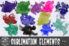 Jewel Tone watercolor Sublimation|Sublimation PNG Product Image 1