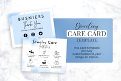 Editable Jewelry Care Instructions Canva Template Product Image 5