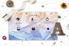 Digital Download Jewelry Care Card, Canva Template Product Image 7