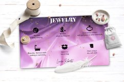 Jewelry Display Cards Template Product Image 2
