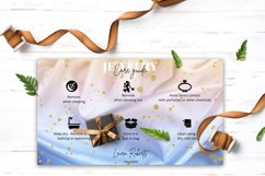 Digital Download Jewelry Care Card, Canva Template Product Image 5