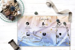 Digital Download Jewelry Care Card, Canva Template Product Image 9