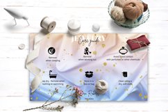 Digital Download Jewelry Care Card, Canva Template Product Image 6