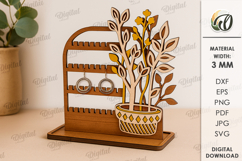 Jewelry Stands Bundle Laser Cut. Jewelry Organizer SVG Product Image 4