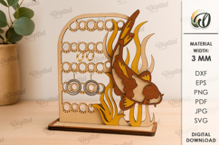 Jewelry Stands Bundle Laser Cut. Jewelry Organizer SVG Product Image 5