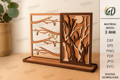 Jewelry Stands Bundle Laser Cut. Jewelry Organizer SVG Product Image 8