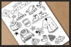 Merry Christmas stickers sheet Product Image 2