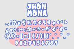 Jhon Mona a Playful Display Font Product Image 8