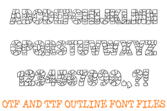 Jigsaw Puzzle Alphabet Lettering Font Gaming ABC OTF Product Image 2
