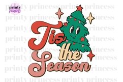 Christmas Sublimation PNG - Retro Holiday png Product Image 1