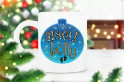 Jingle BelIy Christmas Pregnancy Ornament I Holiday Ornament